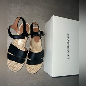 Emporio armani 38 1/2 women’s sandals